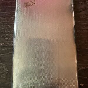 Silver Textured vintage Metal Case